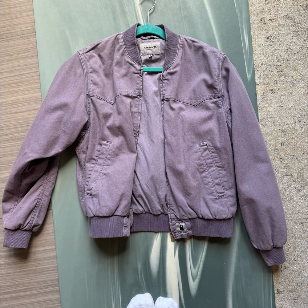 Carhartt WIP Santa Fe Jacket - lavender/purple bomber jacket size M